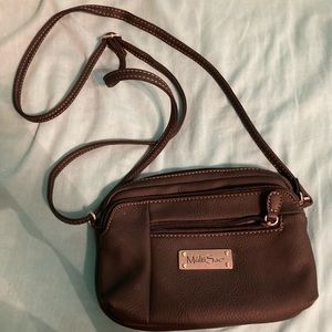 Multisac small black crossbody purse